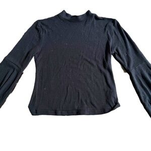 JACK BY BB DAKOTA LONG SLEEVE MOCK NECK SWEATER WITH BALLOON SLEEVES SIZE XS
